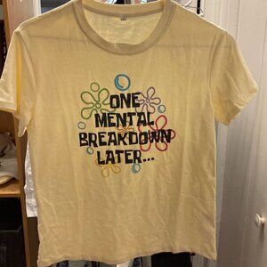 Cute graphic t-shirt, size small for adults